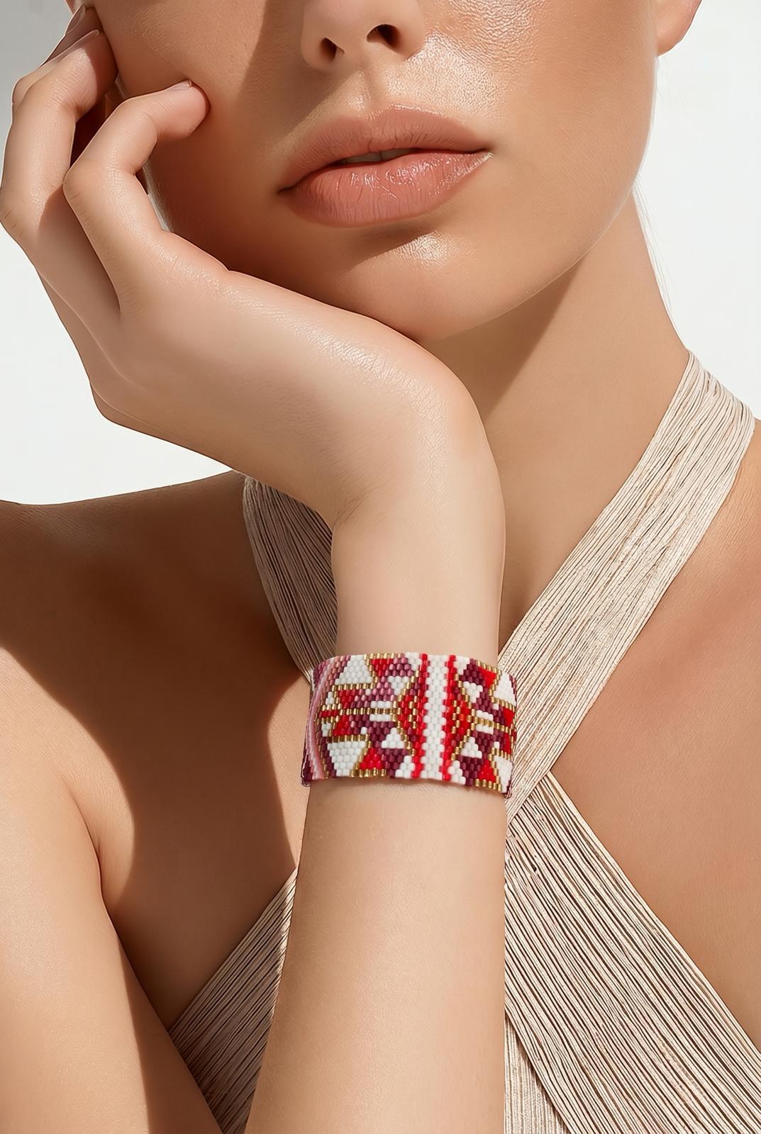 Anatolia Mozaik El Dokuma Bileklik