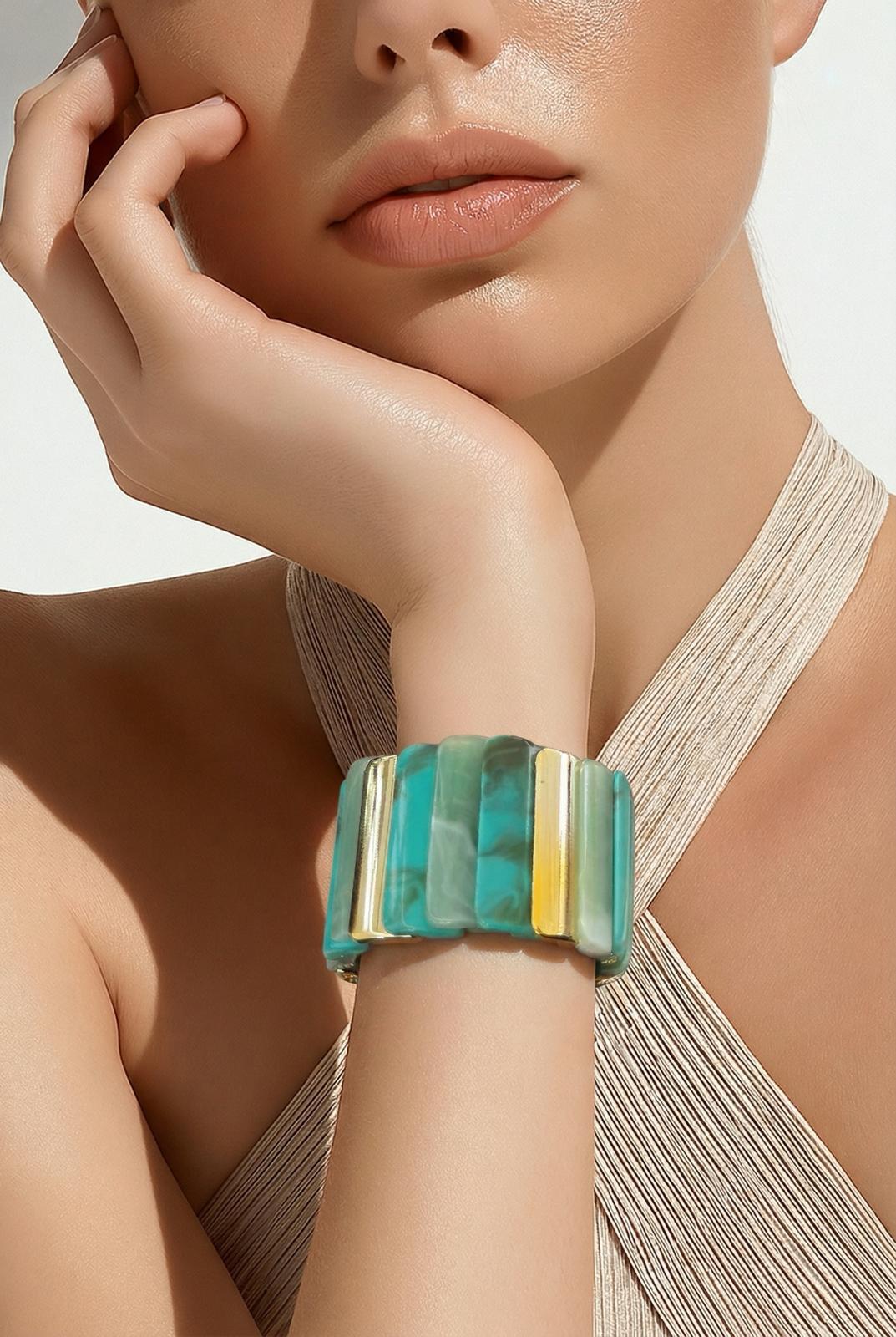 Aegean Turkuaz Reçine Bileklik